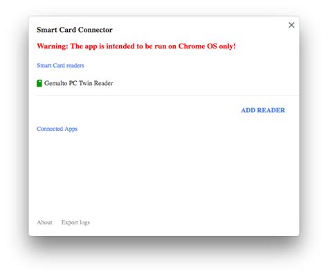 using a smart card on chromebook|Smart Card Connector App for Chrome OS .